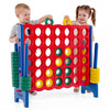 Jumbo 4-to-Score game set for kids, featuring durable PE and PP materials, ideal for indoor and outdoor family fun.