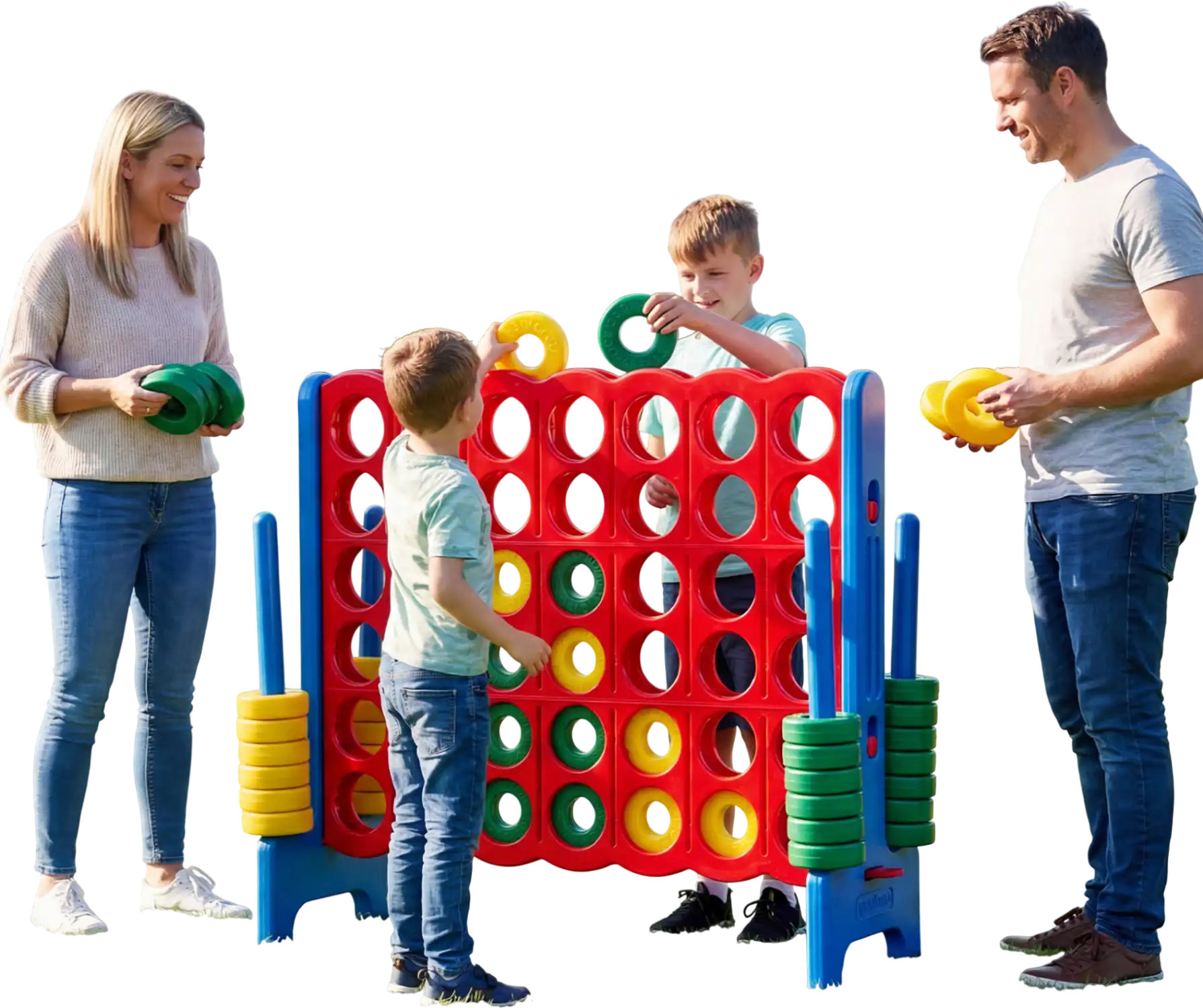 Costway Jumbo 4-to-Score Game Set 3.5' Tall w/ Carrying Bag 94028760 New