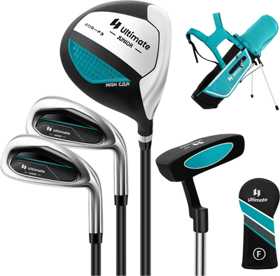 Costway Junior Complete Golf Club Set Right Hand Kids Rain Hood 95613428 New