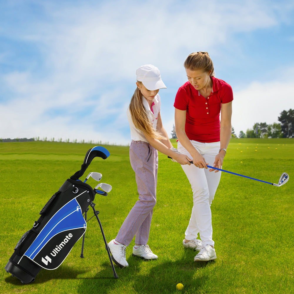 Junior Complete Golf Club Set For Age 8 to 10-Blue - Gallery View 1 of 10