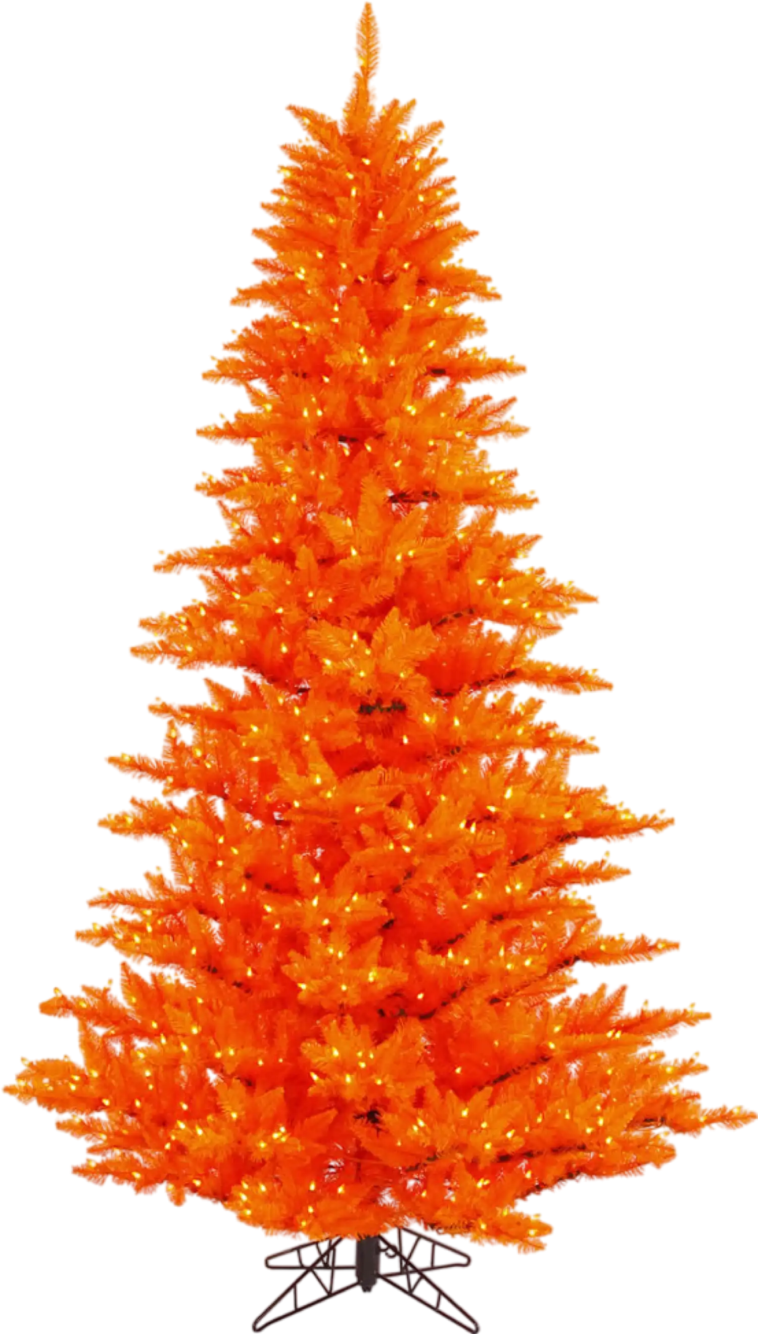Vickerman Orange Artificial Christmas Tree 10' x 68