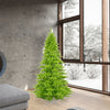 Vickerman Lime Fir Artificial Christmas Tree 6.5' x 46" with Lime LED Lights New