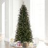 Vickerman Douglas Fir Artificial Christmas Tree Slim Pre-Lit 7.5' x 44" 500 Warm White LED New