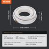 Vevor Mini Split Line Set 50' 3/8" and 5/8" O.D Copper Tubing with Triple-Layer Insulation and Wrapping Strips New