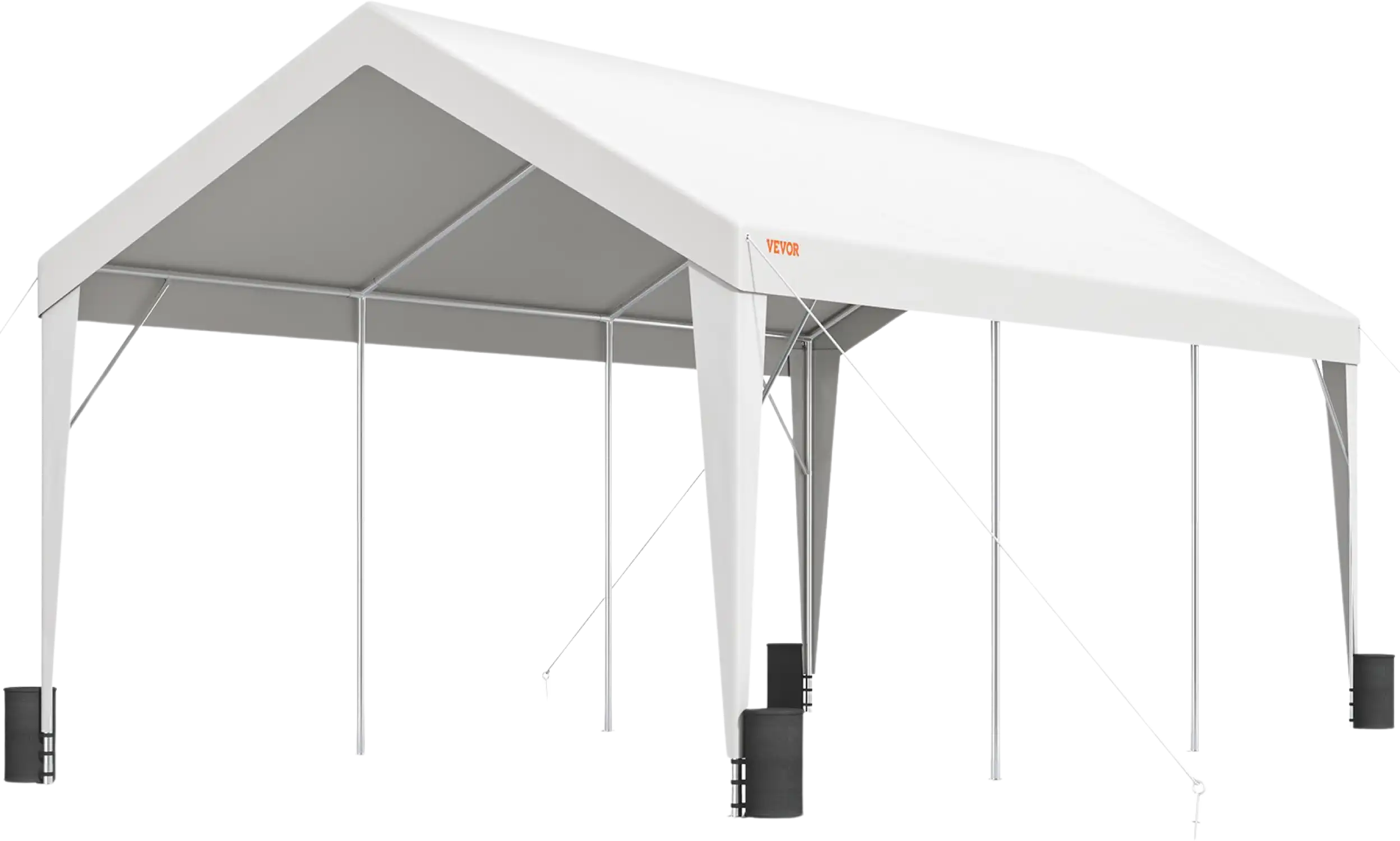 Vevor Carport 10' x 20' Heavy Duty Outdoor Garage UV Resistant Waterproof New
