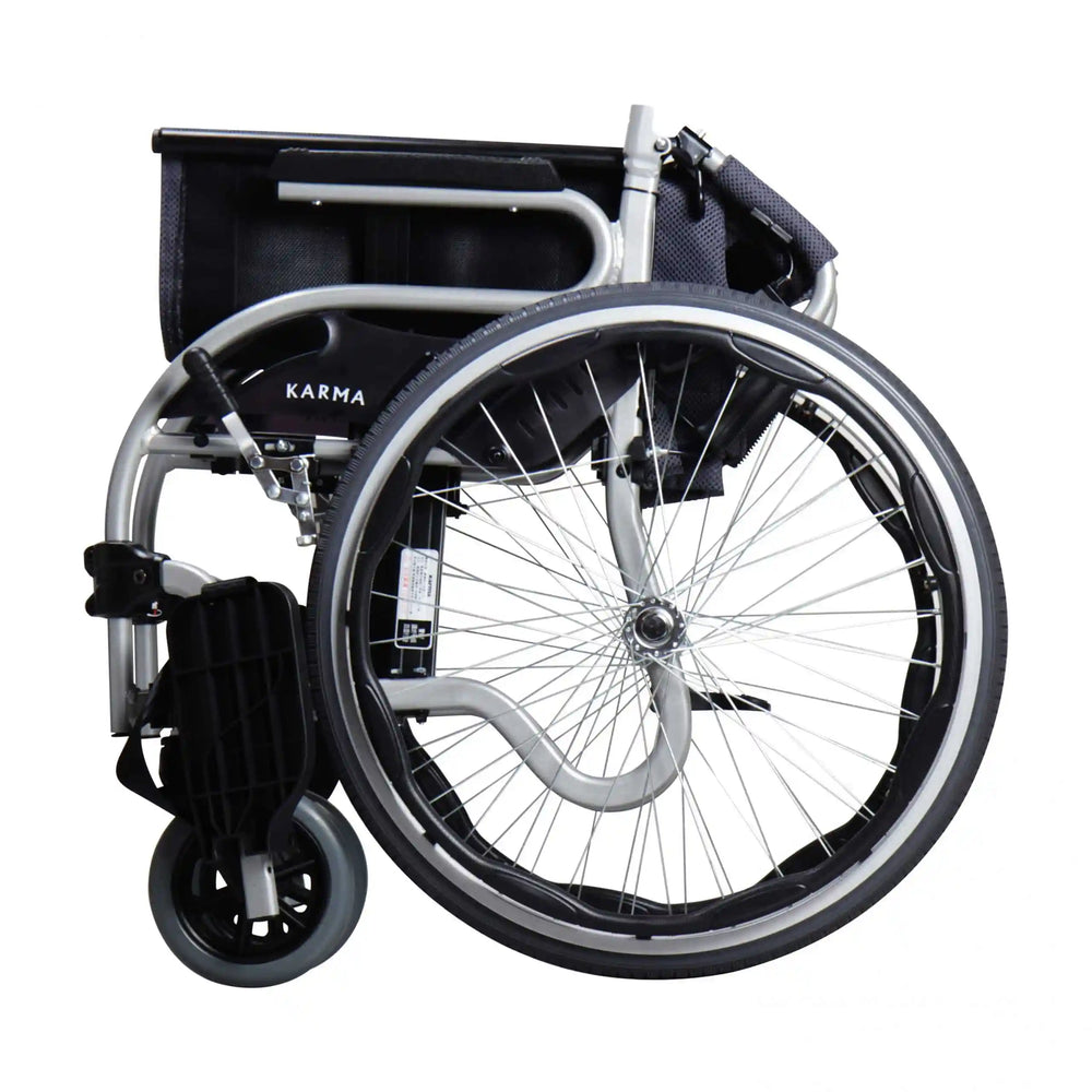 Karman Star 2 Wheelchair Lightweight Folding with Swing Away Footrests New