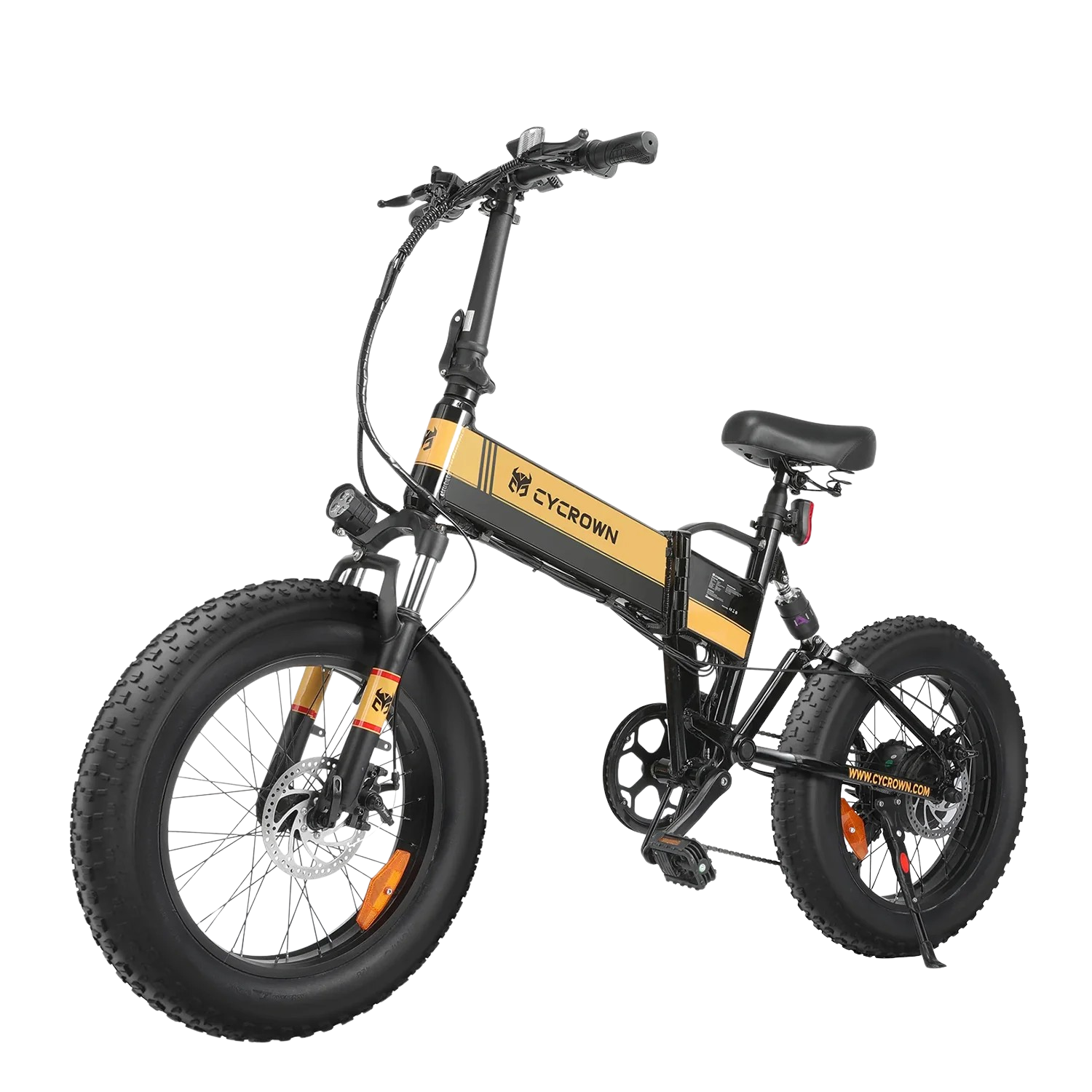 Cycrown CycKnight Fat Tire Folding Electric Bicycle Speed 20