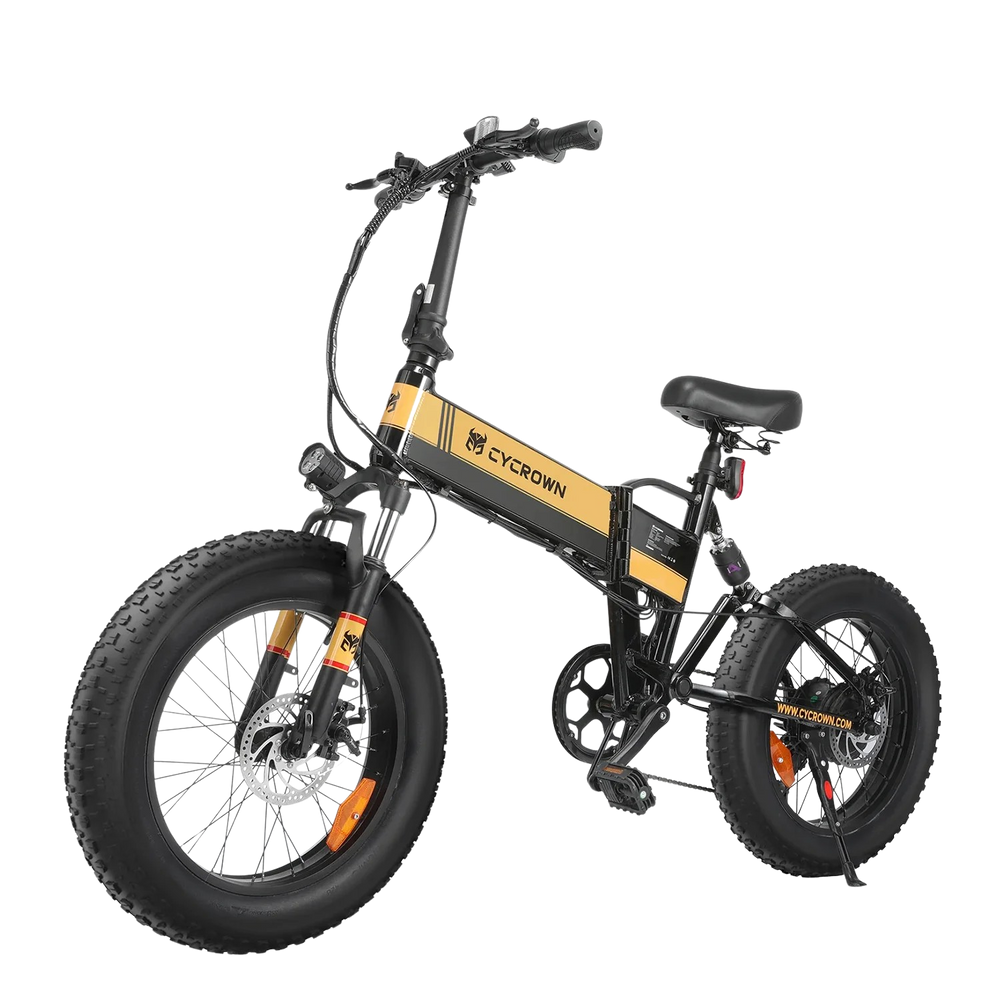 Cycrown CycKnight Fat Tire Folding Electric Bicycle 7 Speed 20 Cycrown CycKnight Fat Tire Folding Electric Bicycle 7 Speed 20