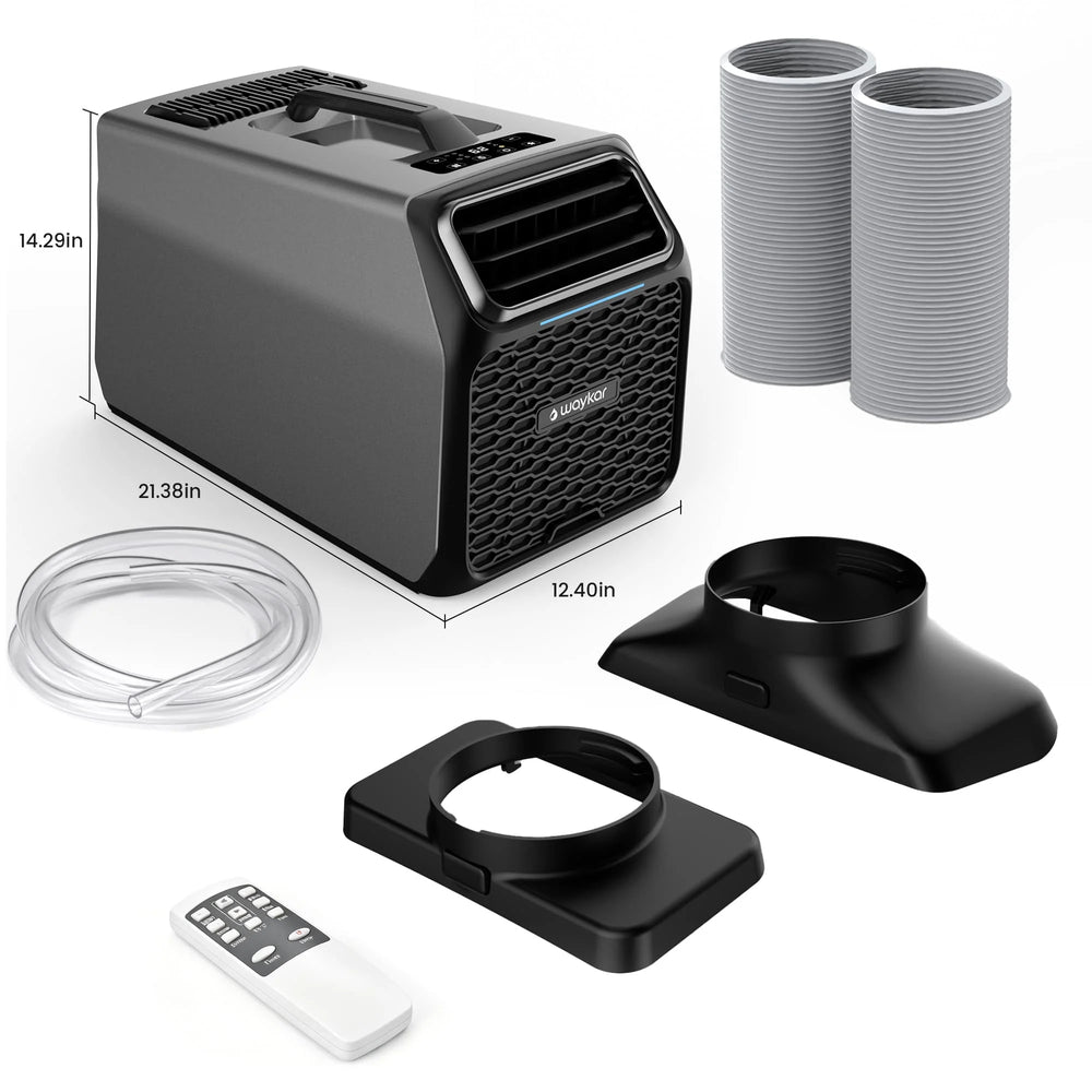Waykar Portable Air Conditioner 6,000 BTU Windowless with Remote New