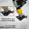 Kushlan KRM160 Tamping Rammer 4,000 lbs. Compaction 5.5 HP Loncin Engine New