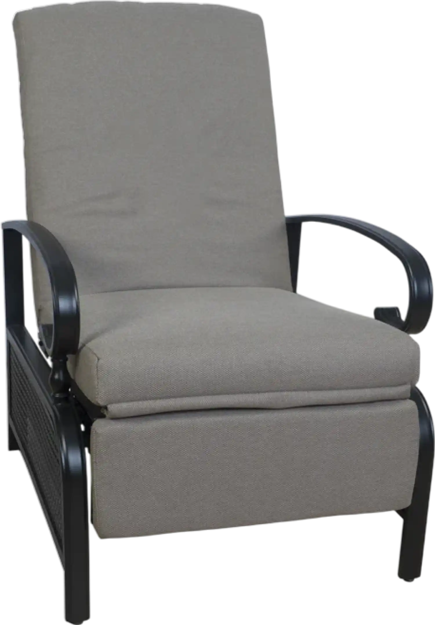 Kozyard Reclining Patio Lounge Chair Adjustable with Extendable Metal Frame New