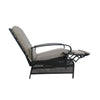 Kozyard Reclining Patio Lounge Chair Adjustable with Extendable Metal Frame New
