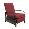 Kozyard Reclining Patio Lounge Chair Adjustable with Extendable Metal Frame New
