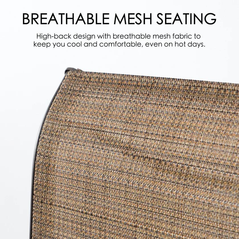 Kozyard Isabella Bar Stools Counter Height Patio Swivel Chairs Bistro Set New