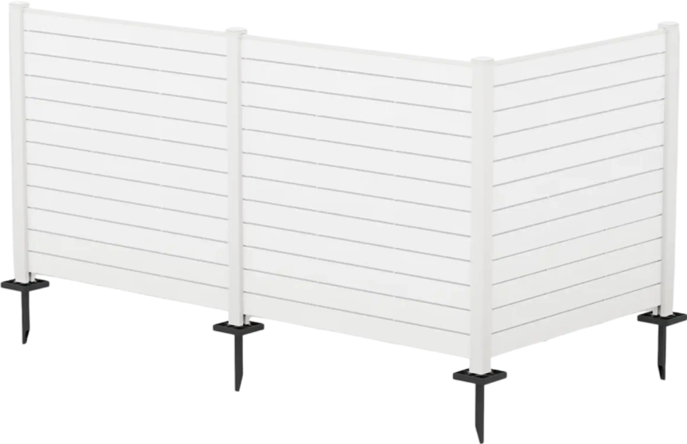 Kozyard Outdoor Privacy Screen 3-Panel Fence Kit Enclosure New