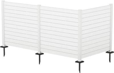 Kozyard Outdoor Privacy Screen 3-Panel Fence Kit Enclosure New