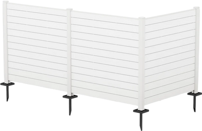 Kozyard Outdoor Privacy Screen 3-Panel Fence Kit Enclosure New