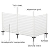 Kozyard Outdoor Privacy Screen 3-Panel Fence Kit Enclosure New