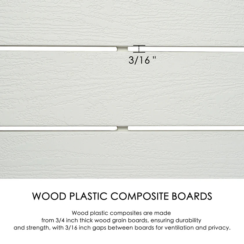 Kozyard Outdoor Privacy Screen 3-Panel Fence Kit Enclosure New