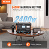 Vevor 1843Wh/2400W Portable Power Station Solar Generator New