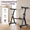 Z-shaped metal frame keyboard stand adjustable for 49-88 keys, supports up to 220 lbs, ideal for home and live performances.