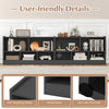 Gray kids 2-shelf bookcase with 5 compartments, elevated base, and anti-slip foot pads for organized storage.