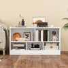 Kids 2-Shelf Bookcase 5-Cube Wood Toy Storage Cabinet Organizer-White - Gallery View 1 of 7