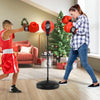 Kids Adjustable Stand Punching Bag Toy Set with Boxing Glove-Red - Gallery View 1 of 9