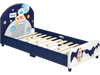 Kids Upholstered Platform Bed with Headboard and Footboard