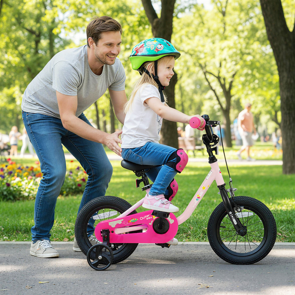 Kids Bike for 3-7 Years Old Boys and Girls 12/14/16-Inch Children Bicycle-Pink 12 Inch - Gallery View 1 of 10