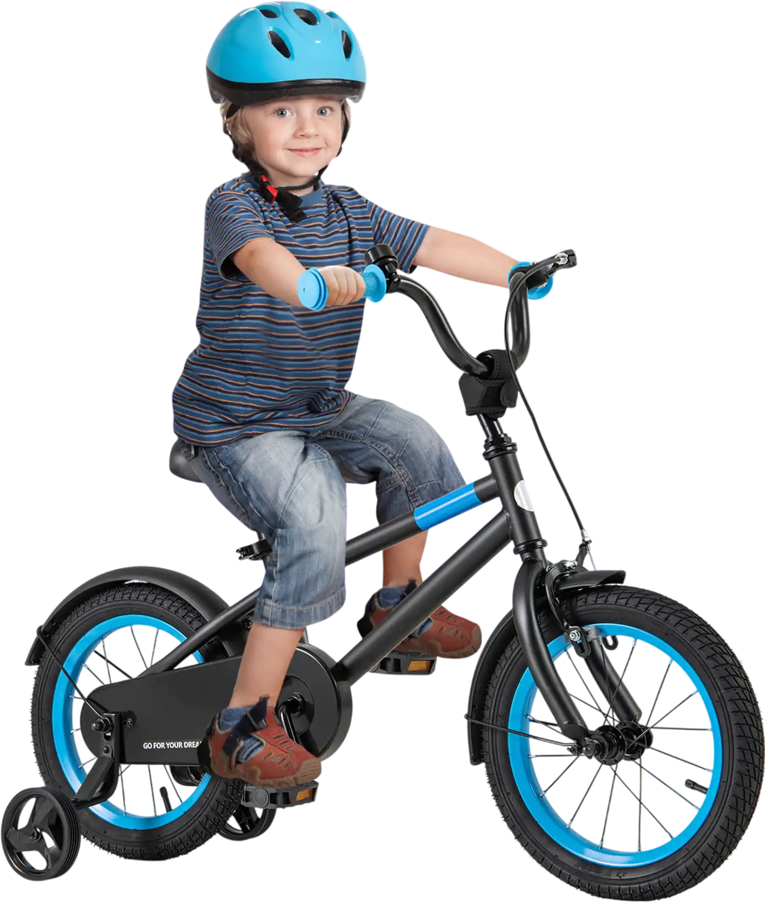 Costway Kids Bike Adjustable Handlebar Saddle Black 14