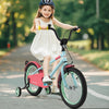 Kids Bike with Adjustable Handlebar and Saddle Blue-16 inches - Gallery View 1 of 10