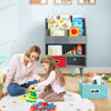 Kids Bookshelf with Open Compartment for Toddlers 3+ Years Old-Gray - Gallery View 1 of 8