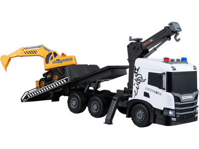 Costway Kids Rescue Tow Truck Construction Toy Set Licensed Scania 83981287 New