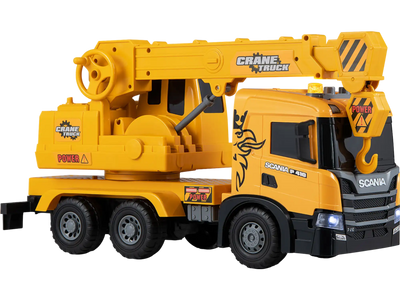 Costway Licensed Scania Kids Crane Truck Toy Sounds Telescopic Arm 39260452 New