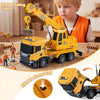 Licensed Scania crane truck toy features a 360° rotating cabin, extendable arm, lights, and sounds for immersive play.
