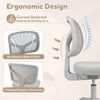 Kids desk chair with adjustable height features a breathable mesh backrest and ergonomic design for proper posture.