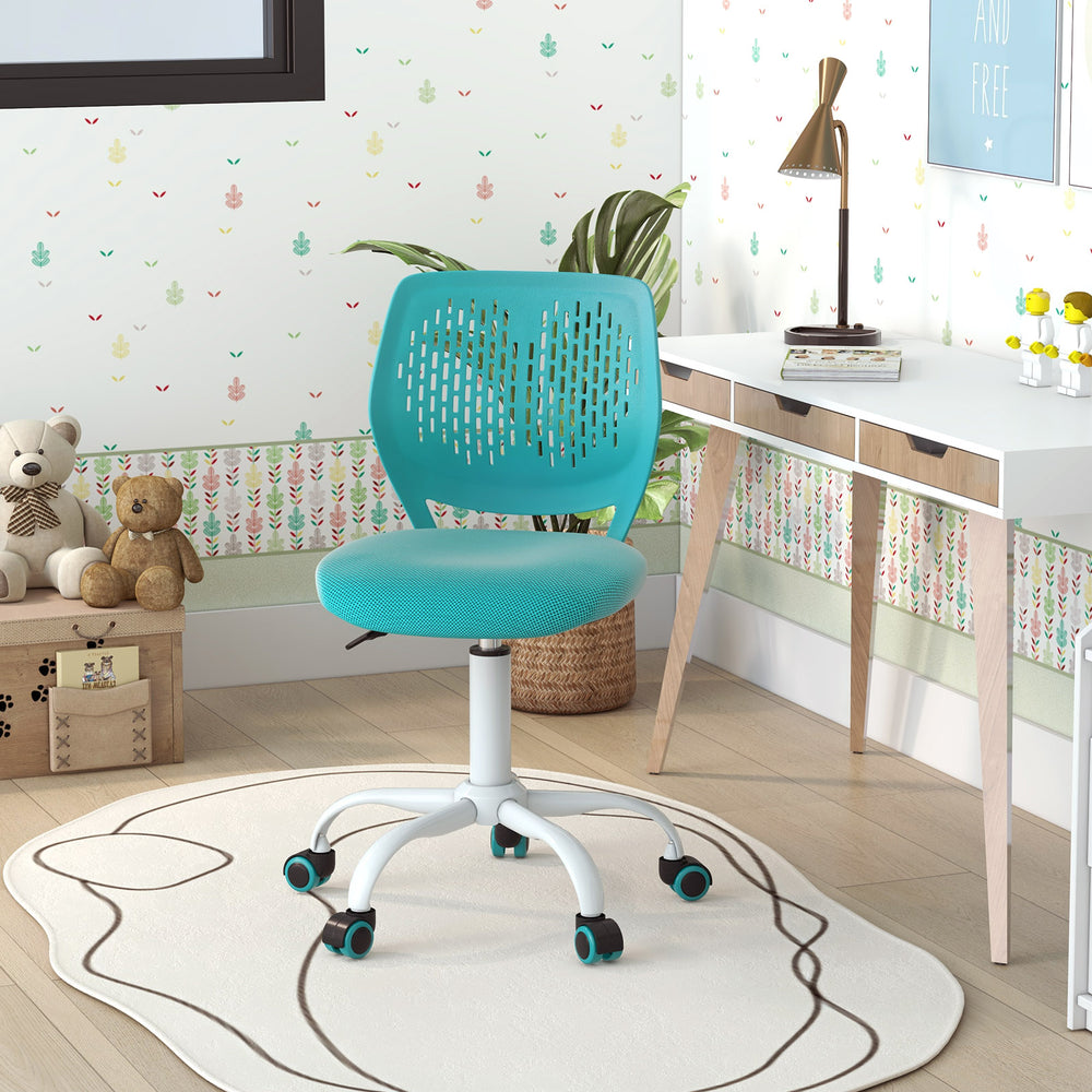 Ergonomic Children Study Chair with Adjustable Height-Turquoise - Gallery View 1 of 9