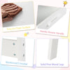 Close-up of the kids desk's easy-to-clean surface and handy drawer handle, perfect for storage and study activities.