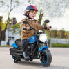 Kids Electric Motorcycle with Training Wheels and LED Headlights-Blue - Gallery View 1 of 13