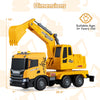 Licensed Scania excavator truck toy showcases impressive dimensions of 20.5” long and 15” high for engaging outdoor fun.