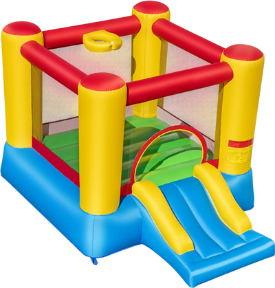 Costway Kids Inflatable Bounce House Slide w/ 550W Blower 62047985 New