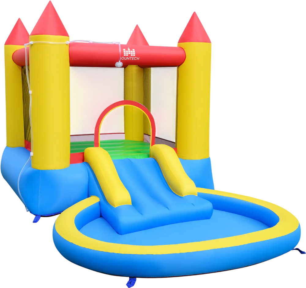 Kids Inflatable Bounce House Castle with Balls Pool and Bag