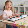 Kids Piano Keyboard 49 Keys Portable Electric Keyboard Piano with 8 Rhythms 8 Tones-White - Gallery View 1 of 13