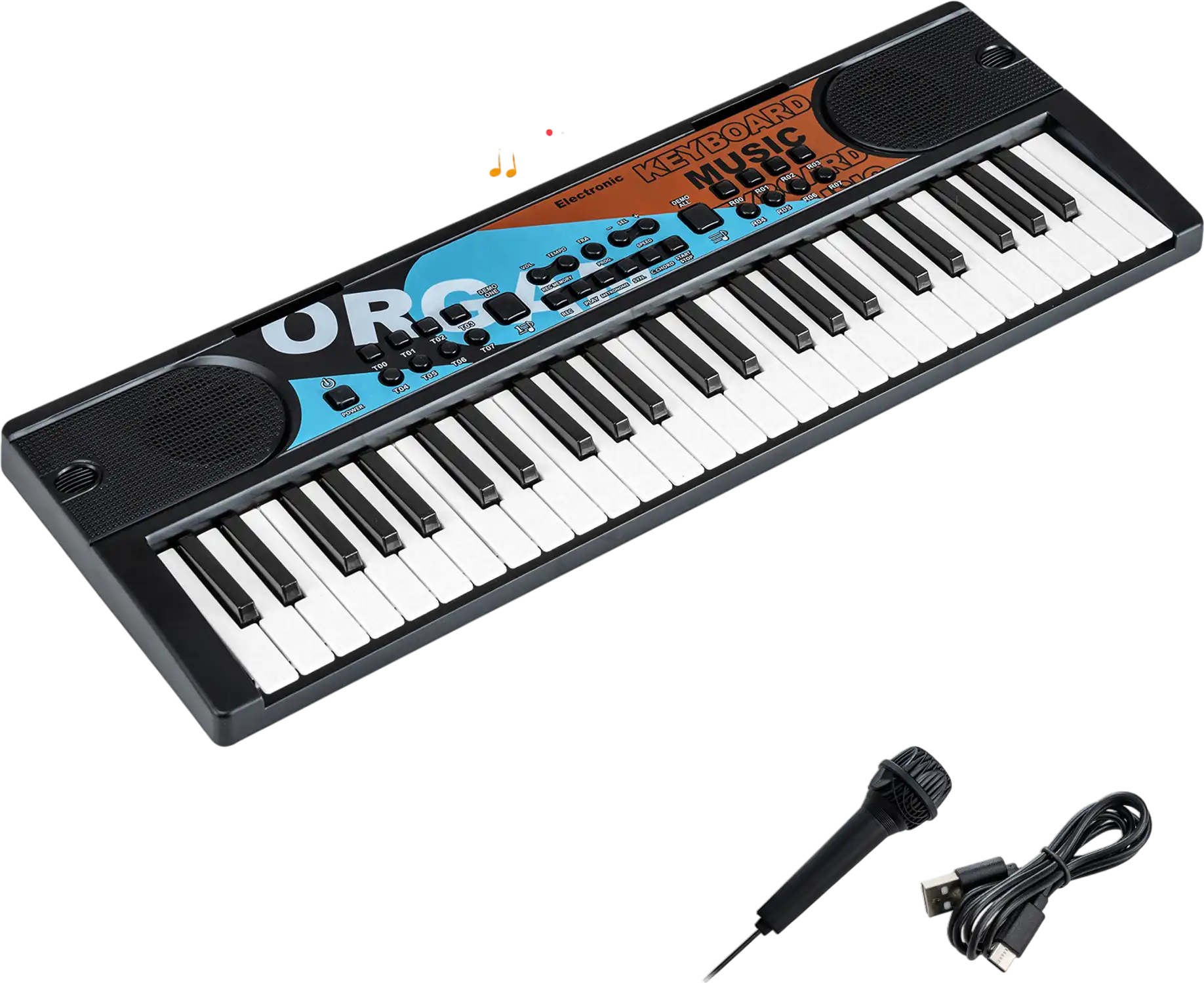 Costway Kids 49-Key Portable Electric Keyboard Piano 29538204 New