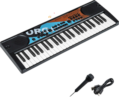 Costway Kids 49-Key Portable Electric Keyboard Piano 29538204 New