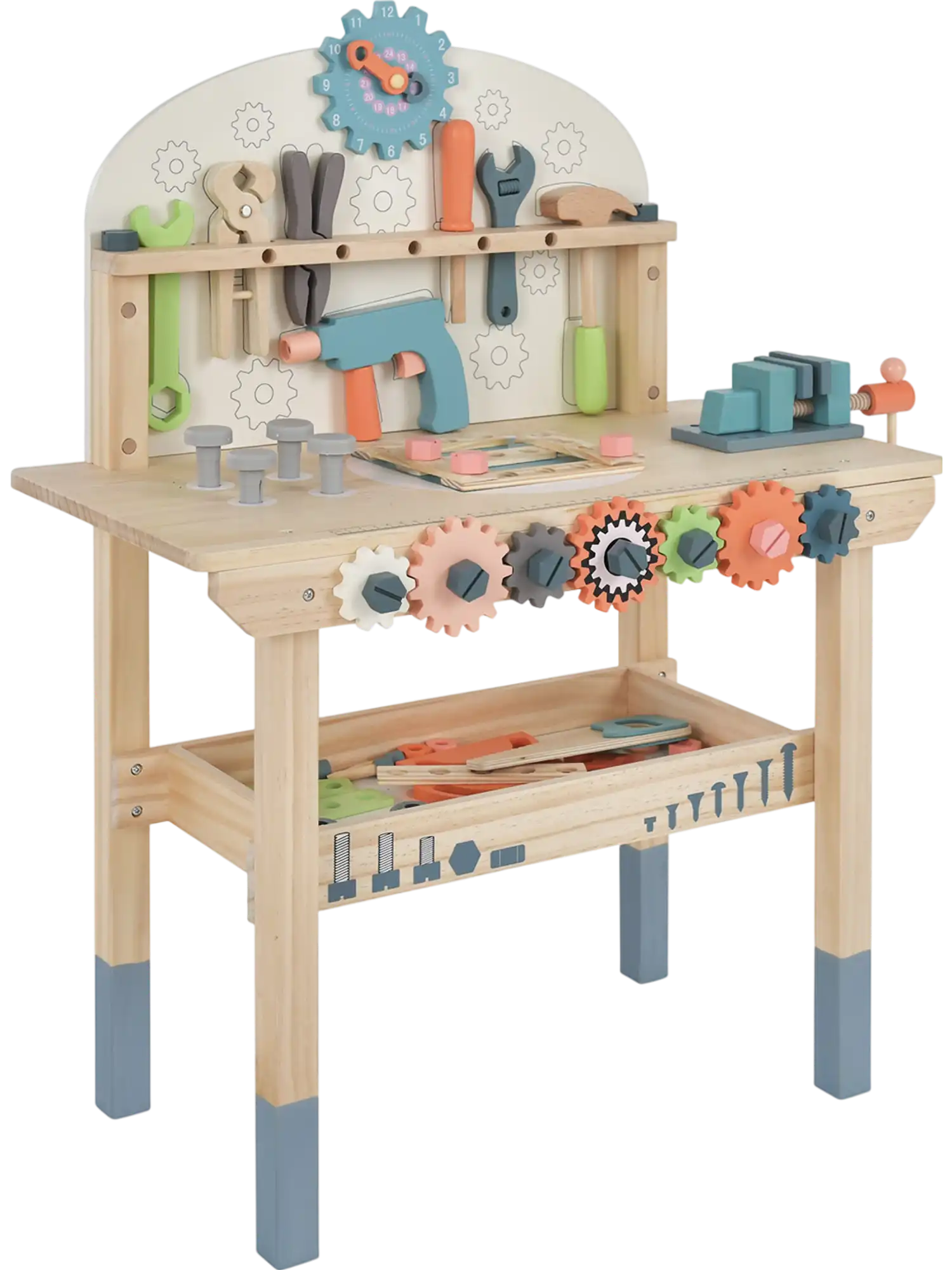 Costway Kids Play Tool Workbench Realistic Accessories 62948137 New