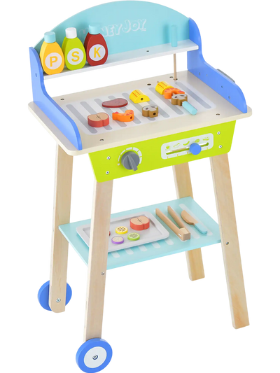 Costway Kid's Pretend BBQ Grill Play Set 92546718 New