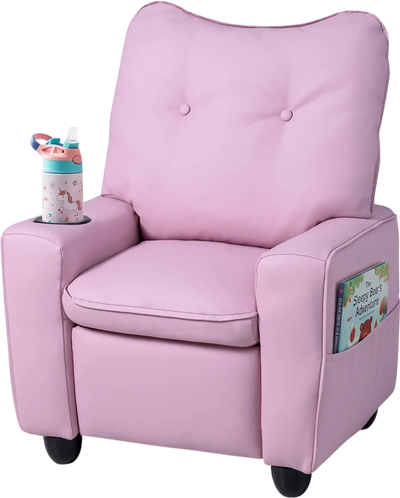 Costway Kids Recliner Chair Cup Holder Adjustable Backrest 62952607 New