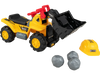 Kids Ride On Bulldozer Toy Play Truck with Adjustable Bucket Aged 3+ Years Old